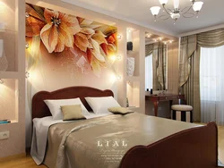 Photo Panels In The Bedroom Interior Photo