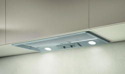 Built-in kitchen hood with ventilation outlet photo