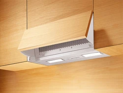 Built-In Kitchen Hood With Ventilation Outlet Photo