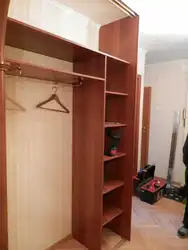 DIY wardrobe in the hallway photo