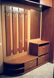 DIY wardrobe in the hallway photo