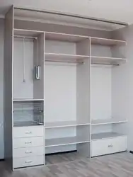DIY wardrobe in the hallway photo