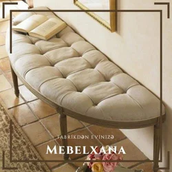 Banquettes And Ottomans In The Hallway Photo