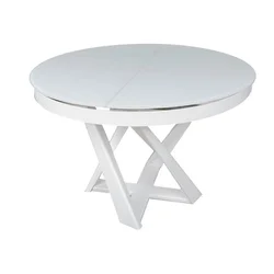 Round tables for kitchen sliding photo