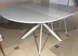 Round tables for kitchen sliding photo