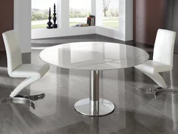 Round Tables For Kitchen Sliding Photo