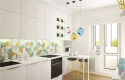 Дизайн кухни обои фартук