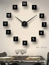 Large wall clock for living room photo