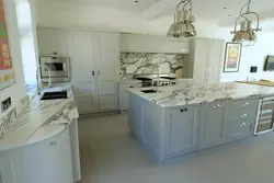 Ошхона сафед бо акс countertop мармар