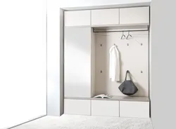 Hallway wardrobe with seat photo