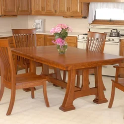 Wooden chairs photo for the kitchen