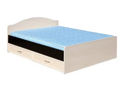 One And A Half Beds With Mattress Photo