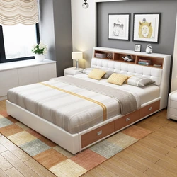 One And A Half Beds With Mattress Photo