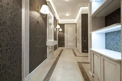 Wallpaper for the corridor and kitchen photo