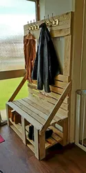 Прихожая из поддонов своими руками фото