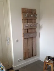 DIY Hallway Made Of Pallets Photo