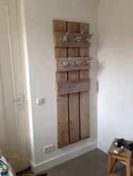 Paletlərdən Hazırlanmış DIY Koridor Fotoşəkili