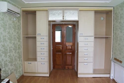 Wardrobe around the door in the bedroom photo