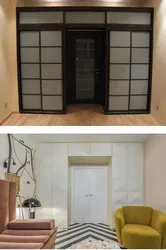 Wardrobe around the door in the bedroom photo