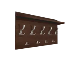 Coat hooks in the hallway photo