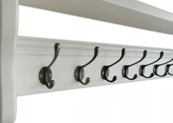 Coat hooks in the hallway photo