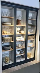 Kitchen Display Case For Dishes Photo