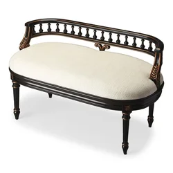 Banquette in the hallway with a back photo