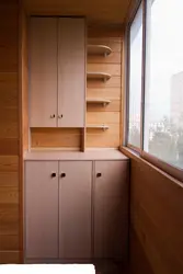 DIY loggia wardrobe photo