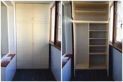 DIY loggia wardrobe photo