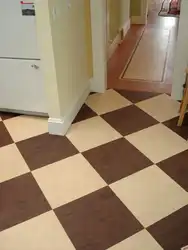 Линолеум на кухне и в коридоре фото