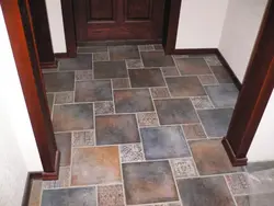 Linoleum in the kitchen and hallway photo