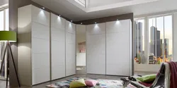Фото шкафа в спальню до потолка