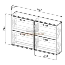 Shoe Racks With Photo Sizes For The Hallway