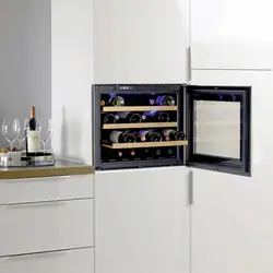 Асүйдің интерьеріндегі шарап шкафы