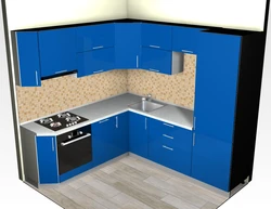 Corner kitchen 3 by 1 photo