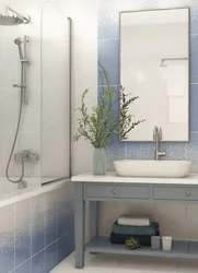 Bathroom tiles Leila gray photo