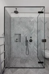 Ванна бөлмесінің интерьеріндегі душ науалары фото