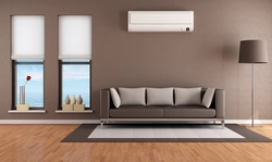 Air Conditioner In The Interior In The Living Room Photo
