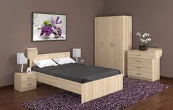 ДСП фотосуретінен жасалған жатын бөлме