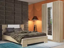 Bedroom made of chipboard photo