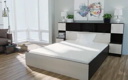 Bedroom made of chipboard photo