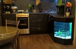 Кухня с аквариумом фото