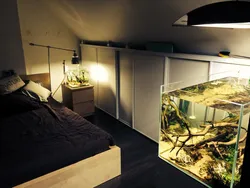 Aquarium in the bedroom photo