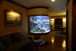 Aquarium in the bedroom photo