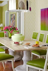 Pink Green Kitchen Photo