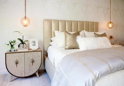 Pendant in the bedroom interior
