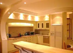 Plasterboard in the kitchen walls photo