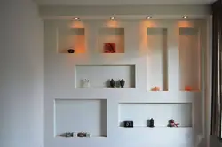 Plasterboard in the kitchen walls photo