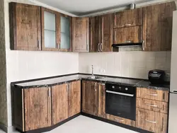 Кухни Из Пластика Под Дерево Фото