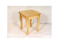 Stools for the kitchen made of wood photo